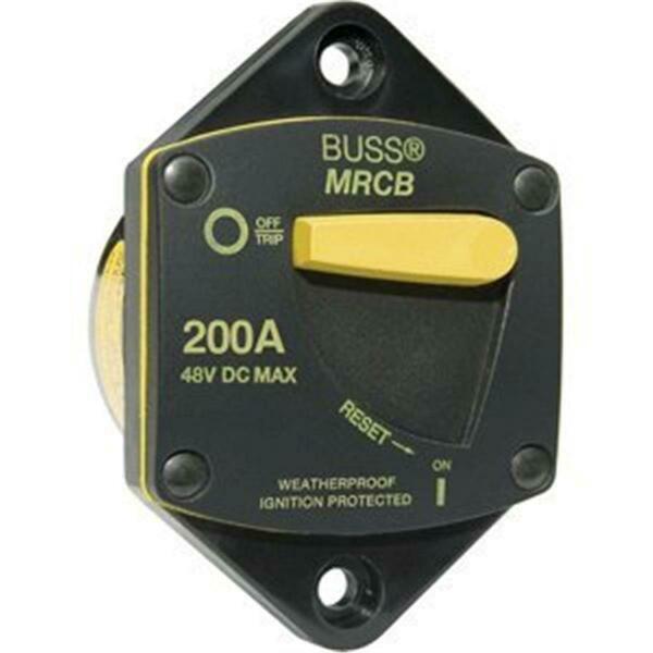 Blue Sea Systems Circuit Breaker, 187 Series 200A, Not Rated 7049